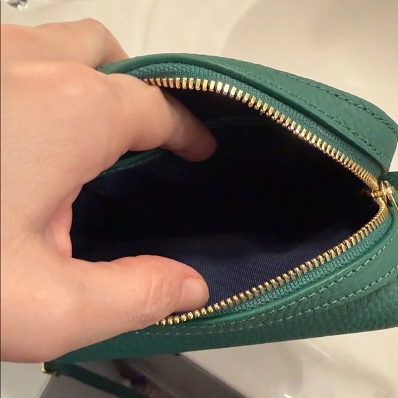 Maison de Sabre The Zipped Phone Pouch in Green - Never Used - Picture 9 of 13